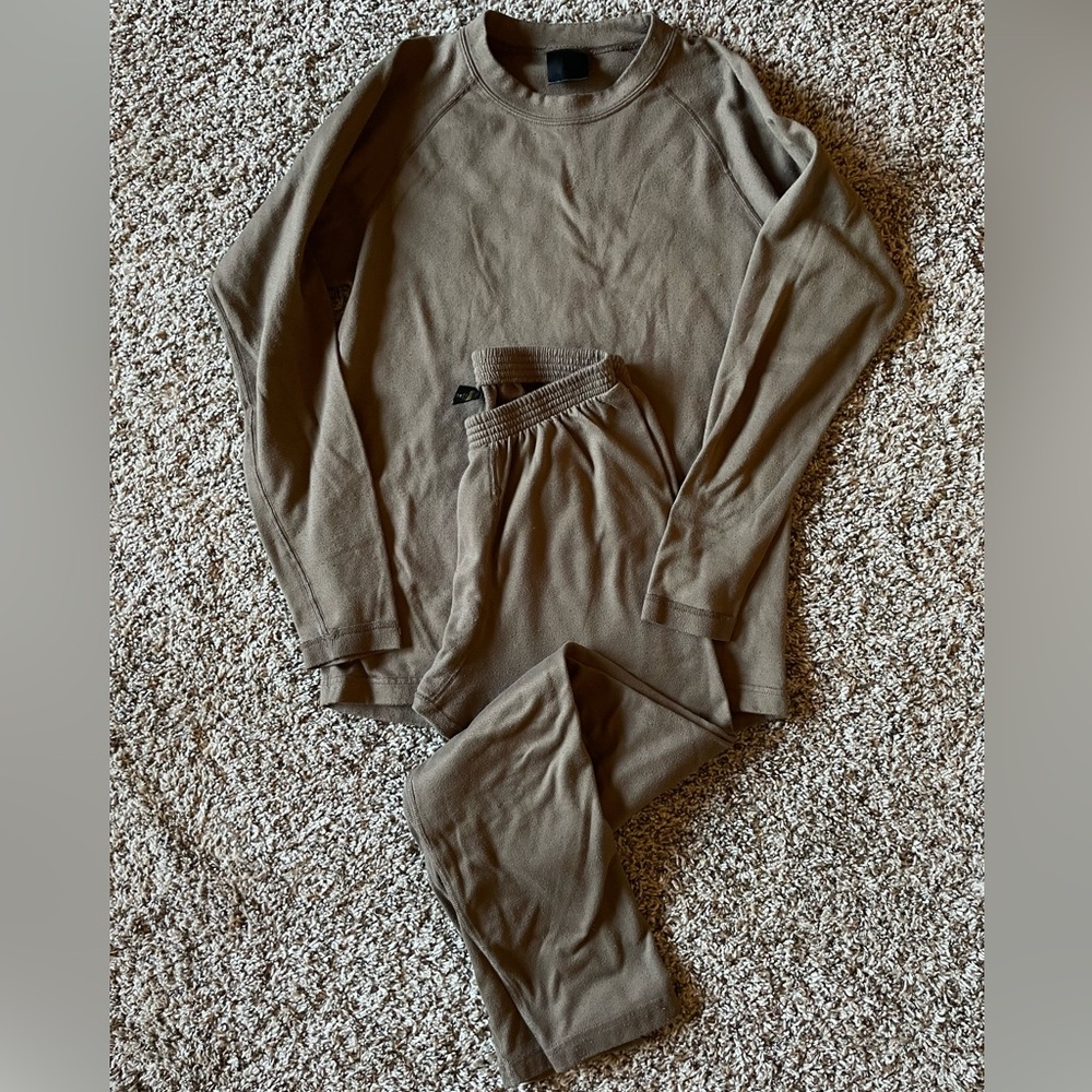 Set of Expedition Weight 3.0 Thermal Poly Fleece Long Underwear Work n Sport